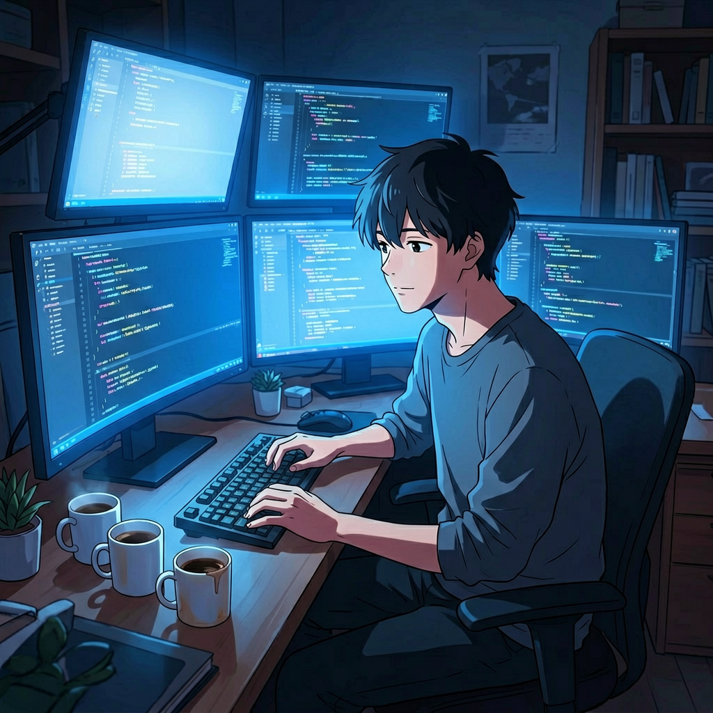凌晨四点，我还在写代码——一个开发者的通宵实录